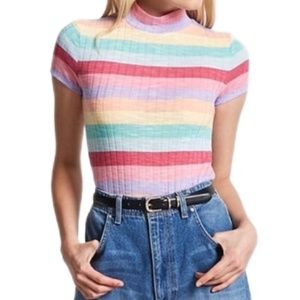 Forever 21 Rainbow Top